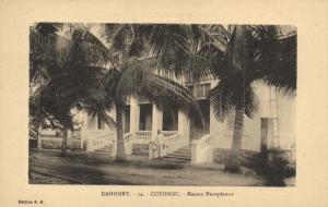 CPA Dahomey Afrique - Cotonou - Maison Européeune (86806)