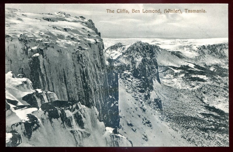 dc1090 - AUSTRALIA Ben Lomond Postcard 1910s Cliffs by Spurling