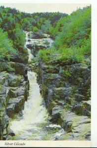 America Postcard - Silver Cascade in Crawford Notch - New Hampshire - Ref 11534A