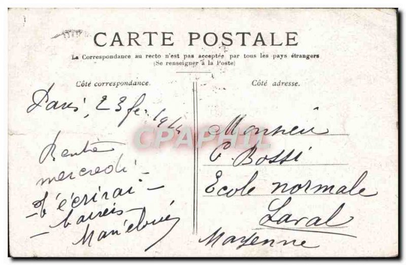 Old Postcard Paris Invalides