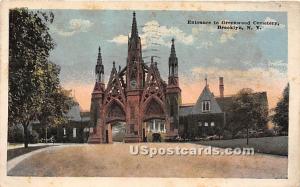 Greenwood Cemetery Brooklyn NY 1922