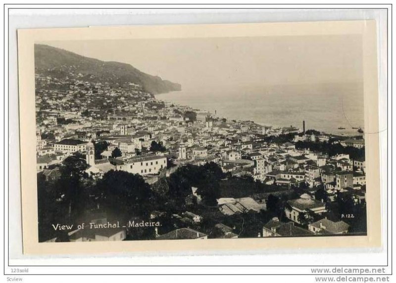 RPview of Funchal ,Madeira , Portugal , 00-10s