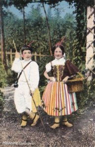 Portugal Madeira Locals In Typical Costume