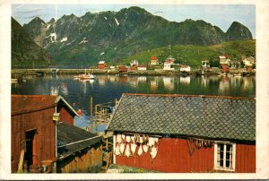 Norway Lofoten View Of Reine 1976