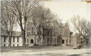 RPPC Court House, Hudson, Wisconsin, WI, EKC Real Photo