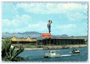 c1960 Pioneer Hotel Gambling Hall River Rick Laughlin Nevada NV Vintage Postcard