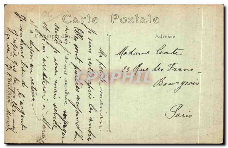 Postcard Old Sospel Vue Generale