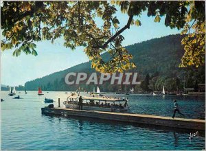 'Postcard Modern Lake Gerardmer (Vosges) L''Embarcadere Vedettes Colors and L...