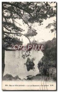 Paris - 12 - Bois de Vincennes - Lake Daumernil Old Postcard