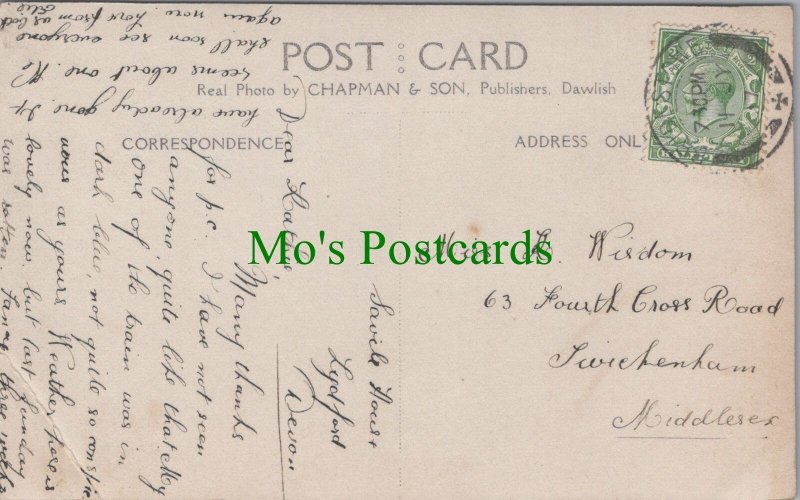 Genealogy Postcard - Wisdom, 63 Fourth Cross Road, Twickenham, Middlesex GL240