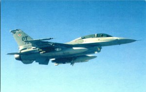 F-16D Fighting Falcon Vintage Postcard Standard View Card #2