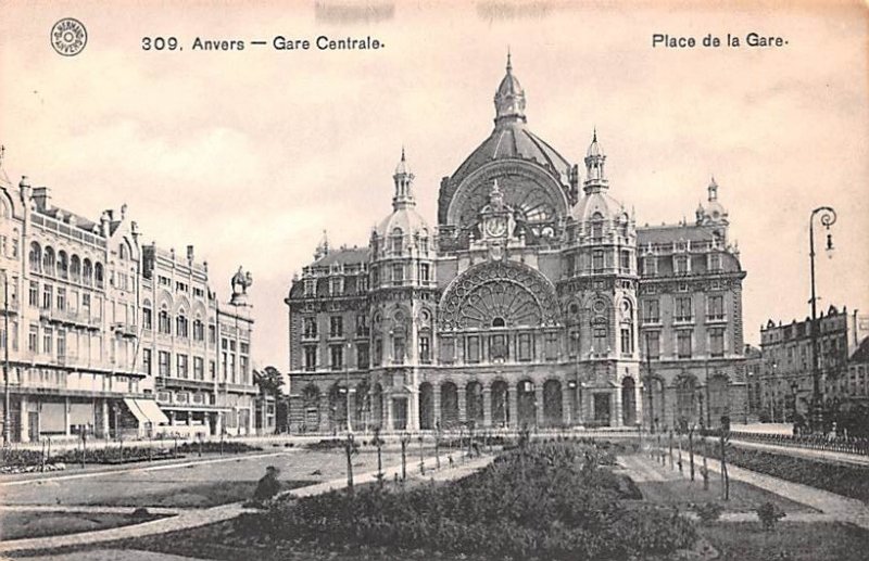 Gare Centrale Anvers Belgium Unused 