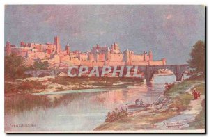 Old Postcard Cite Carcassonne