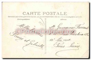 Old Postcard The Banks of the Marne Part raft