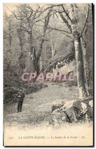 Old Postcard La Sainte Baume The Path of the Grotto