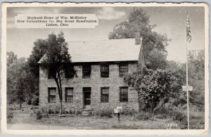 Boyhood Home of William McKinley Lisbon Ohio Boy Scouts Reservation Postcard H79