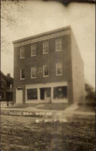 Mt. Wolf PA KCE Hall c1910 Real Photo Postcard