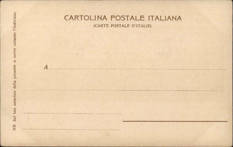 Messina Italy Stazione porto Ferry Port Harbor c1910 Vintage Postcard