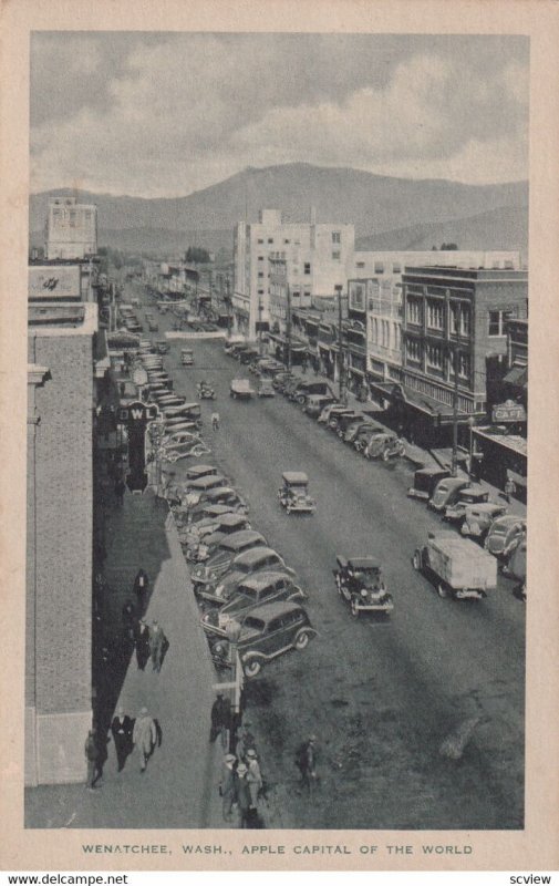 WENATCHEE, Washington, 1900-10s;  Bird's Eye View, Apple Capital of the World...