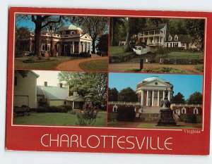 Postcard Charlottesville, Virginia