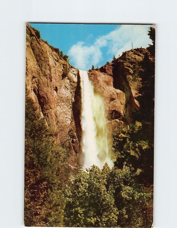 Postcard Bridal Veil Fall, Yosemite National Park, California