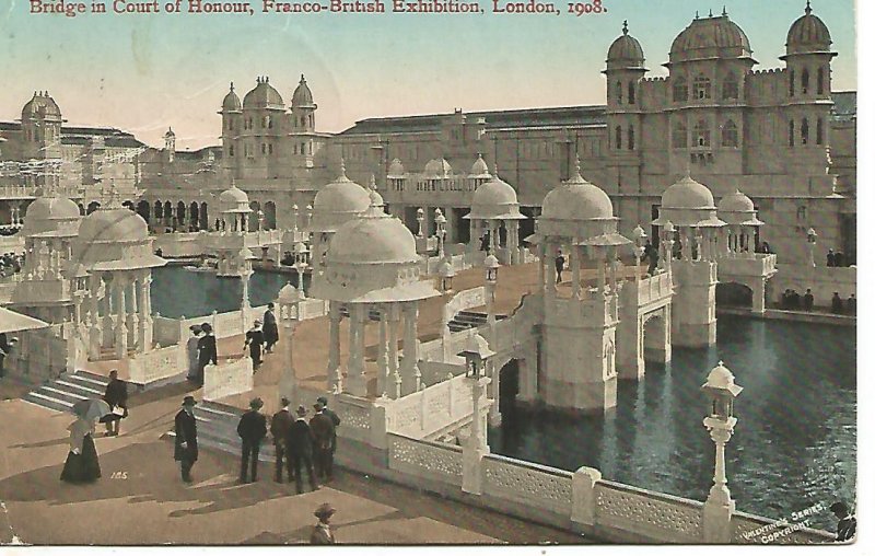 Bridge in Court of Honour, Franco-British Exhibition, London , 1908