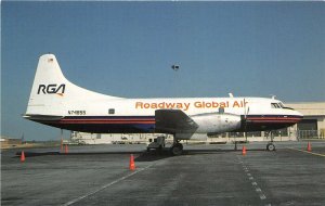 Roadway Global Air Convair CV-600 Airplane at Raleigh Durham NC Airport