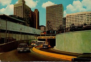 Michigan Detroit Famous Detroit-Windsor Tunnel 1969