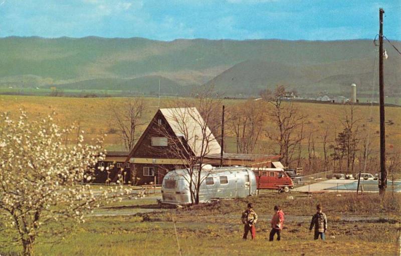 Wytheville Virginia KOA Campground Street View Vintage Postcard K61980