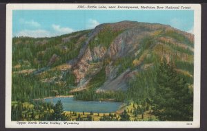 Wyoming Upper North Platte Valley, Battle Lake Medicine Bow Nat Forest ~ Linen