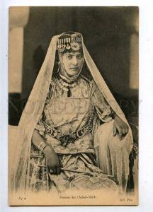 206496 Algeria Belly dancer beauty Ouled-Nails Old postcard