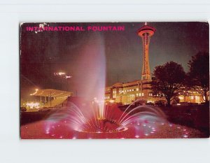 Postcard International Fountain, Seattle World's Fair, Seattle, Washington