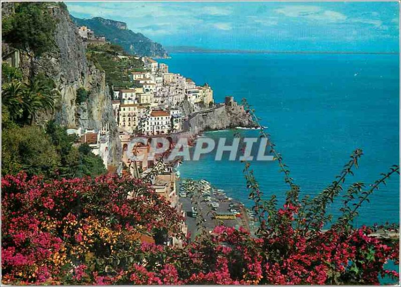 Modern Postcard Amalfi General view