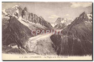Old Postcard The Flegere Chamonix and the Mer de Glace