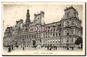 Paris Postcard Old City Hall