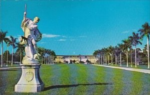 Florida Sarasota The Plaza Ringling Museum Of Art Showing Statue Of Neptune