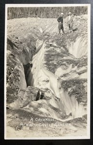 Mint Canada Real Photo Postcard Cover RPPC Mt Edith Cabello Glacier Slark