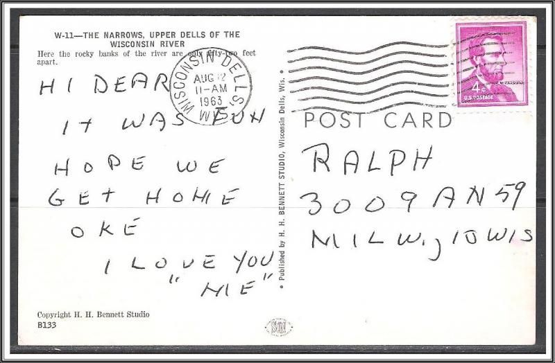 Wisconsin, Upper Dells The Narrows - [WI-147]