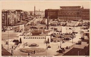 England Liverpool William Brown Street St George's Hall and Kingsway