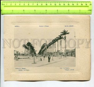 431538 BRAZIL RIO de JANEIRO Mangue Avenue Vintage Embossed POSTER