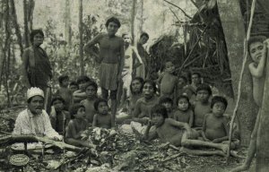 brazil, Indios Botucudos Aimoré Indians, Acampamento na Floresta 1910s Postcard