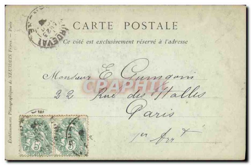 Old Postcard Mortain Vallee Cance Great Cascade