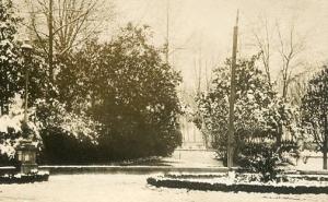 Chile - Santiago. After snowstorm, August 1920 - RPPC