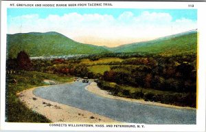 Postcard HIGHWAY SCENE Petersburg New York NY AK5568