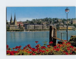 Postcard Lucerne on the Lake of the Four Cantons, Lucerne, Switzerland