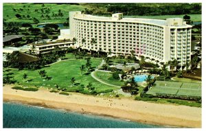 Maui Surf on Kaanapali Beach Maui Hawaii Postcard Posted 1978