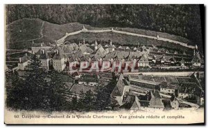 Old Postcard Dauphine Convent of the Grande Chartreuse Vue generale reduced a...