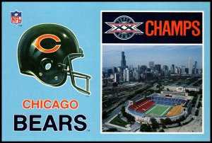 Chicago Bears Football Super Bowl XX Champs
