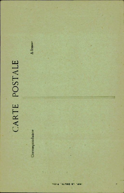 B577 Tunisia Carthage basilica interior vintage postcard