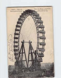 Postcard La Grande Roue Paris France